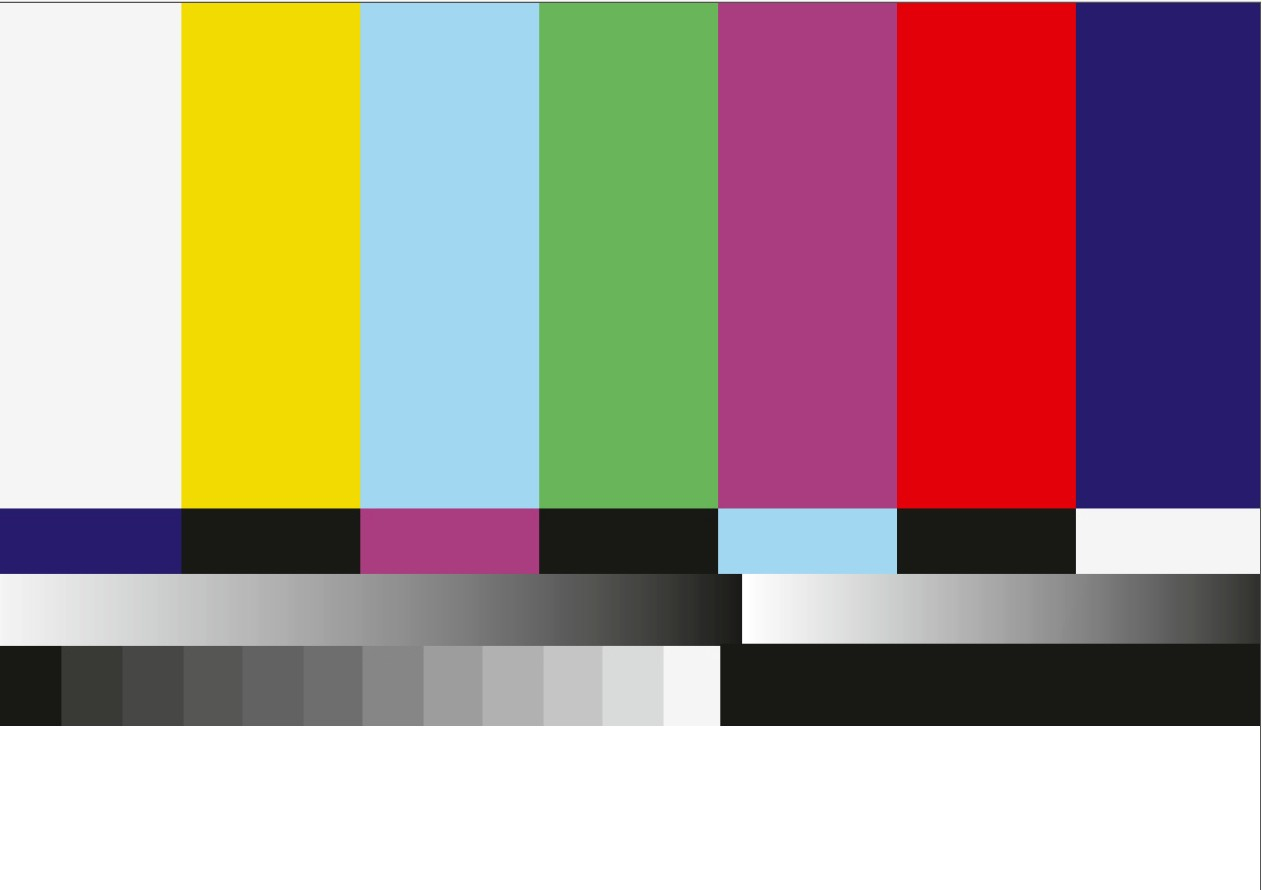 No Signal TV Retro-Fernsehbild-Testmuster
