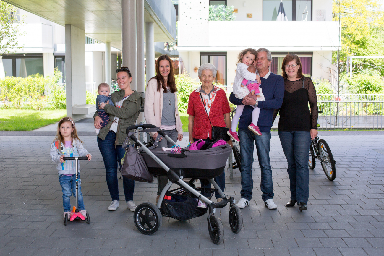 Generationenwohnen in der Rosa Zukunft in Salzburg