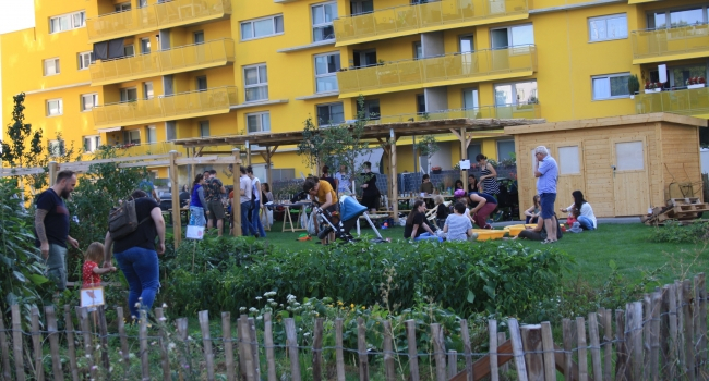 Gemeinschaftsgarten als Treffpunkt