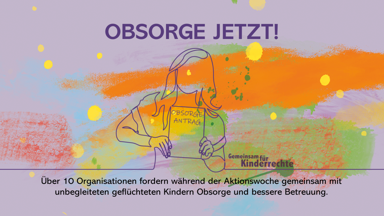 Sozial- und Menschenrechts-Organisationen fordern Obsorge und bessere Betreuung ab dem ersten Tag des Asylverfahrens für alle unbegleiteten minderjährigen Flüchtlinge in Österreich.