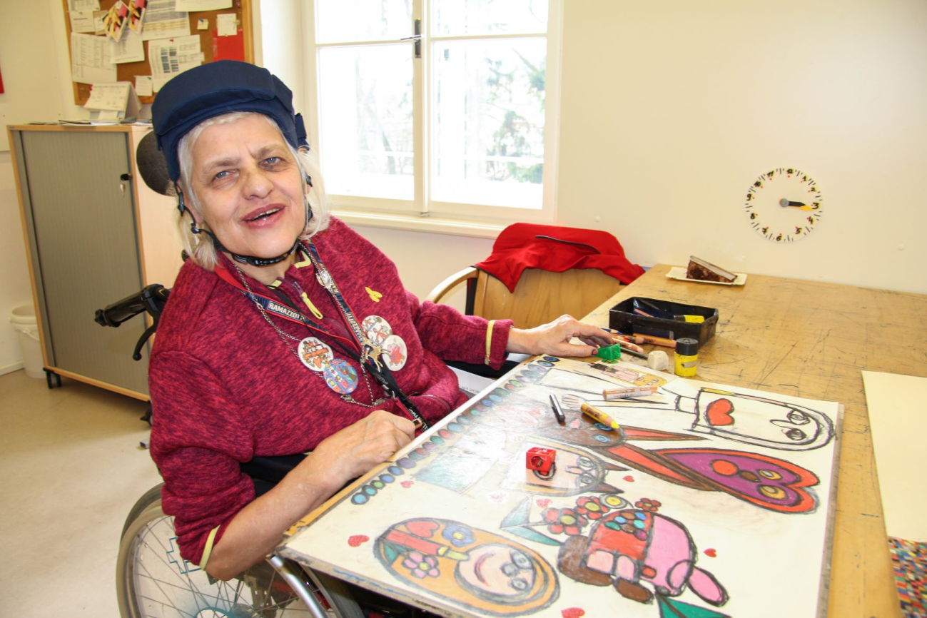 Kunstwerkstatt Atelier, Portrait Rosemarie Heidler