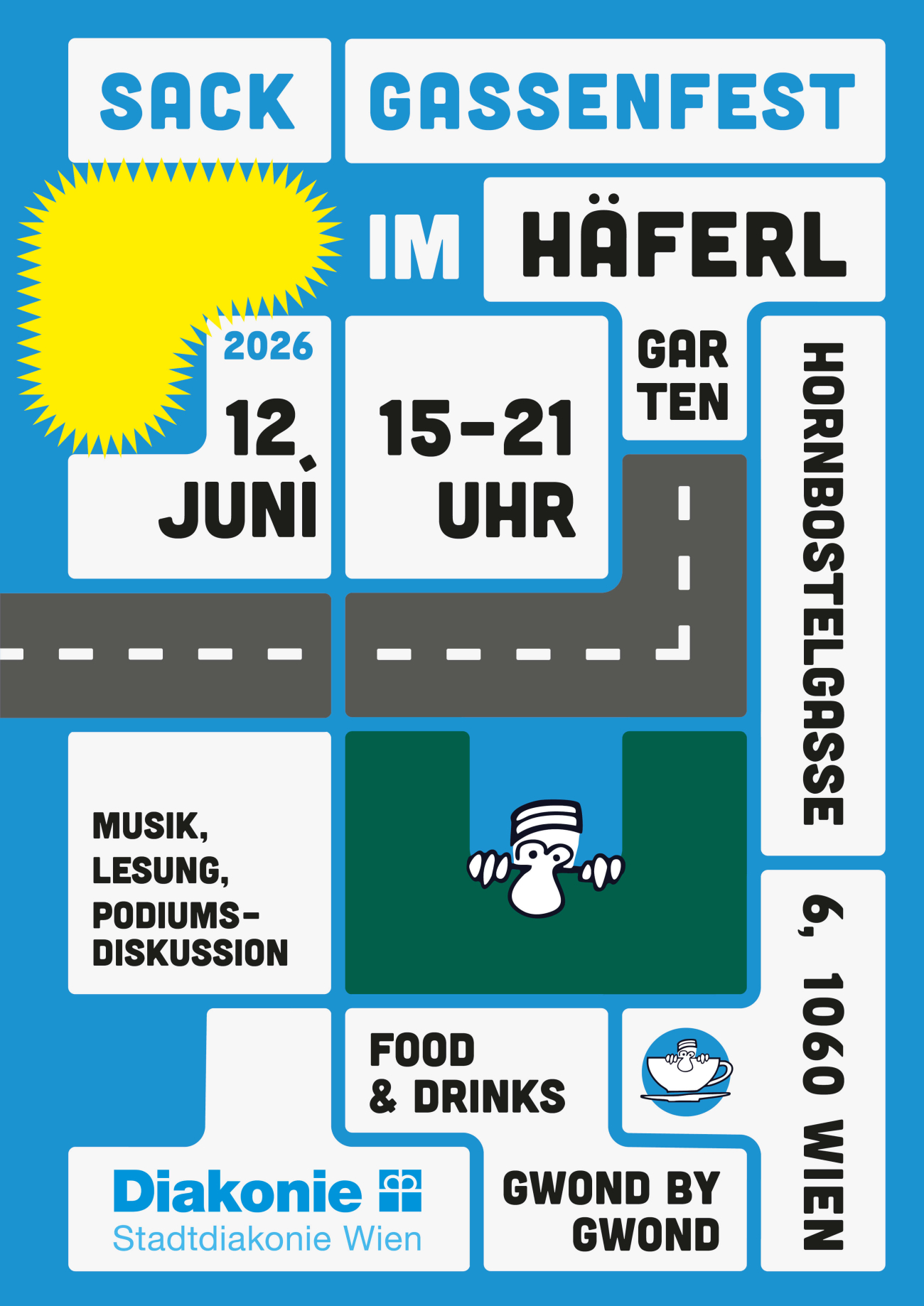 Plakat Häferl Sackgassenfest 2026