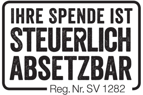Logo Steuerabsetzbarkeit der Spenden