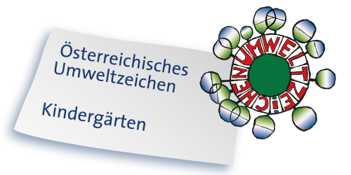 Das Logo des Österreichischen Umweltzeichens für Kindergärten