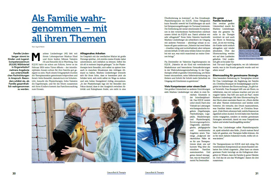 Artikel über das KIJUK im Mühlviertel