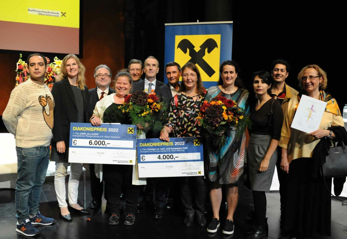 Diakoniepreis für das Café Gl.u.eck - Diakonie