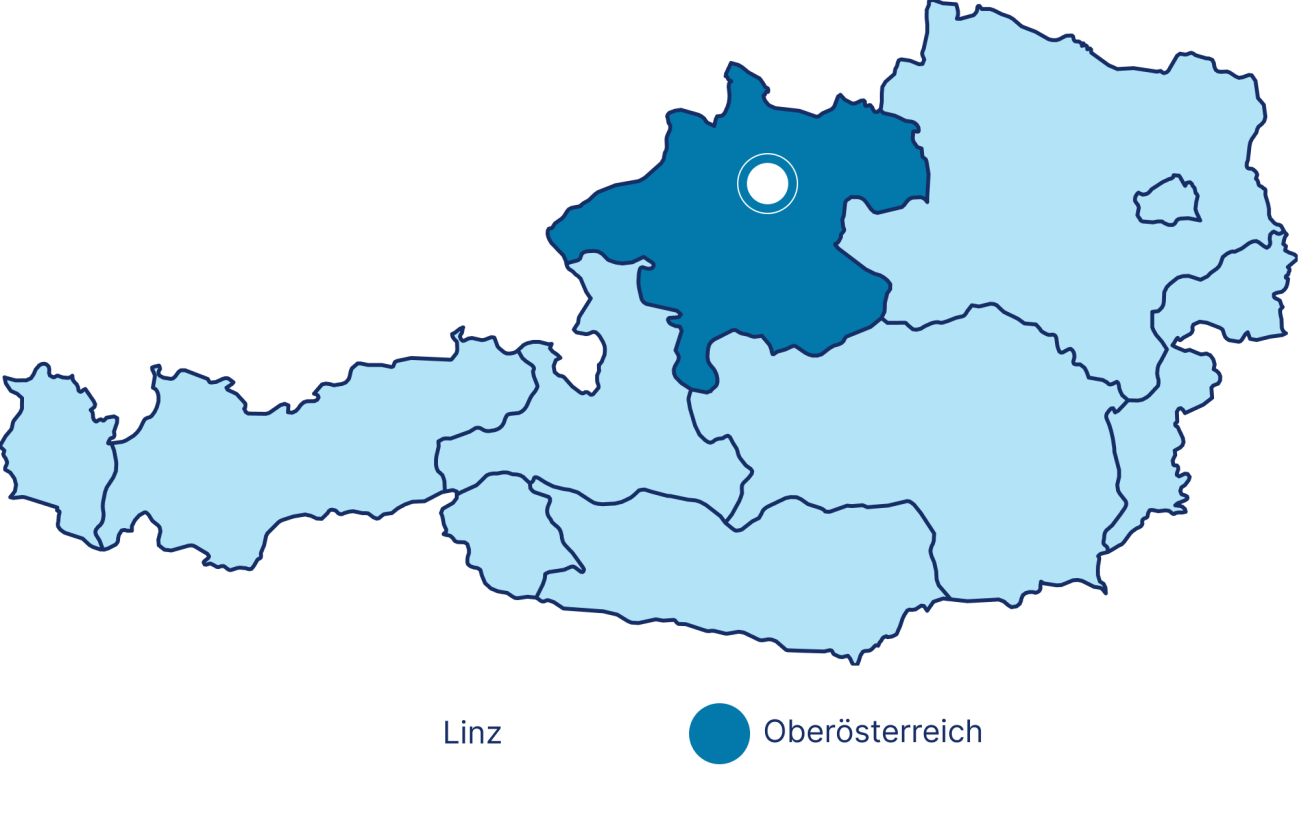 Bundesländer in denen das Diakonie Zentrum Spattstrasse tätig ist: Oberösterreich