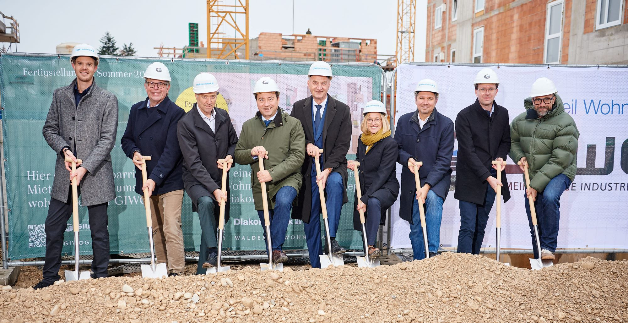 Spatenstich Wohnprojekt Waldemar in Pasching