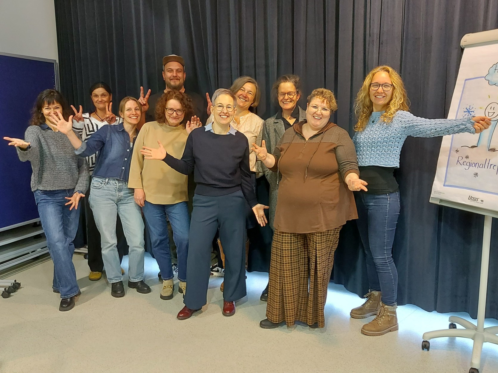 Regionaltreffen vom FRISBI Team