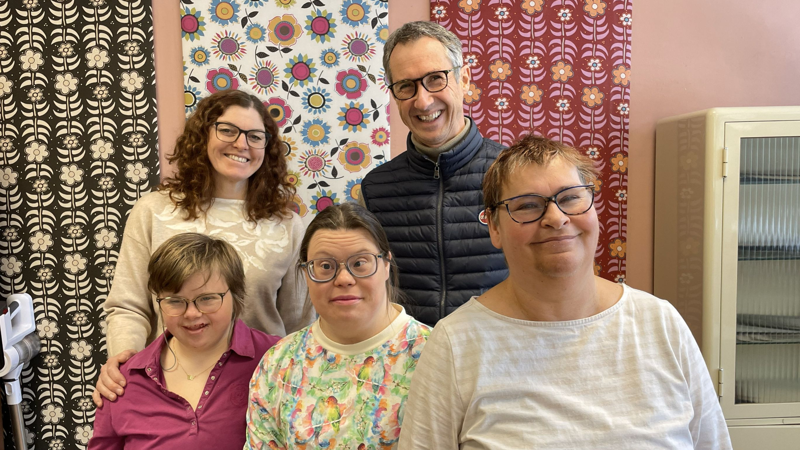 Spendenübergabe in der Kreativwerkstatt