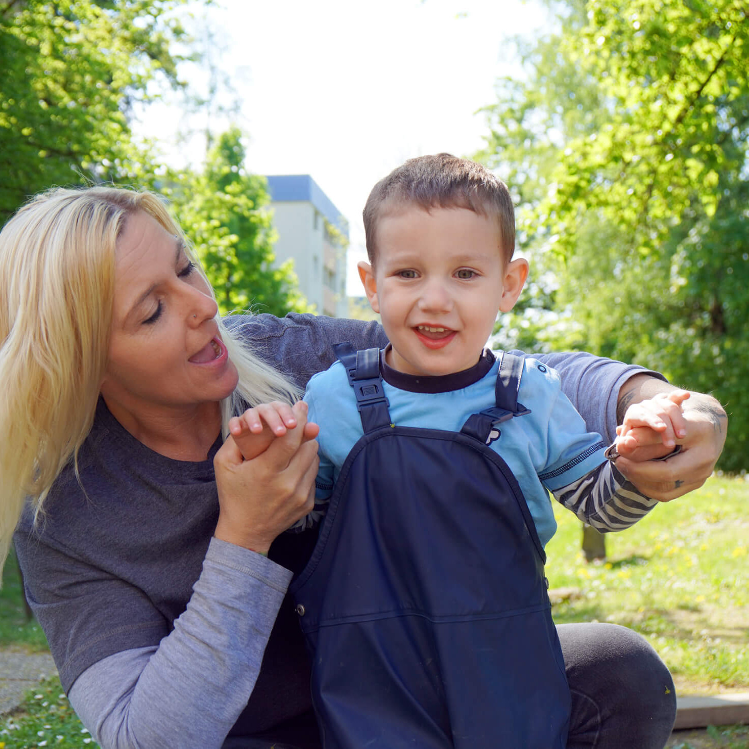 Hoffnungsträgerinnen Claudia und Matteo