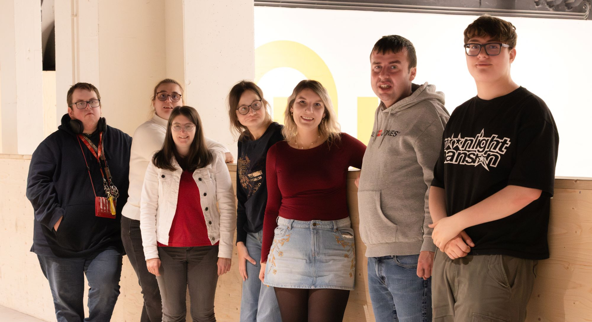 Gruppe von Jugendlichen mit Behinderungen kommen all drei Wochen im last by Schachermayer zusammen