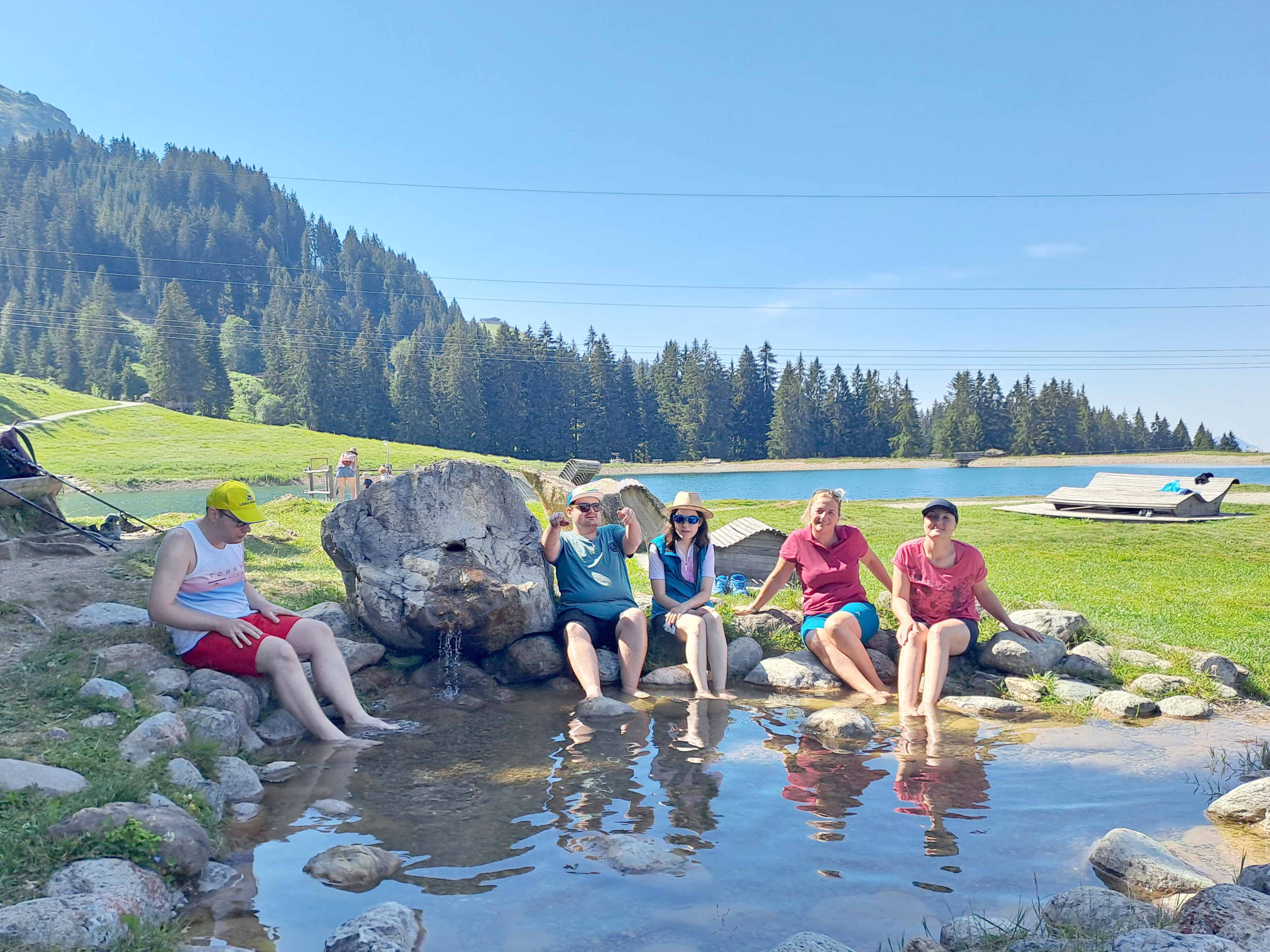 Mit FRISBI ging es kürzlich zum Filzalmsee in Brixen im Thale.