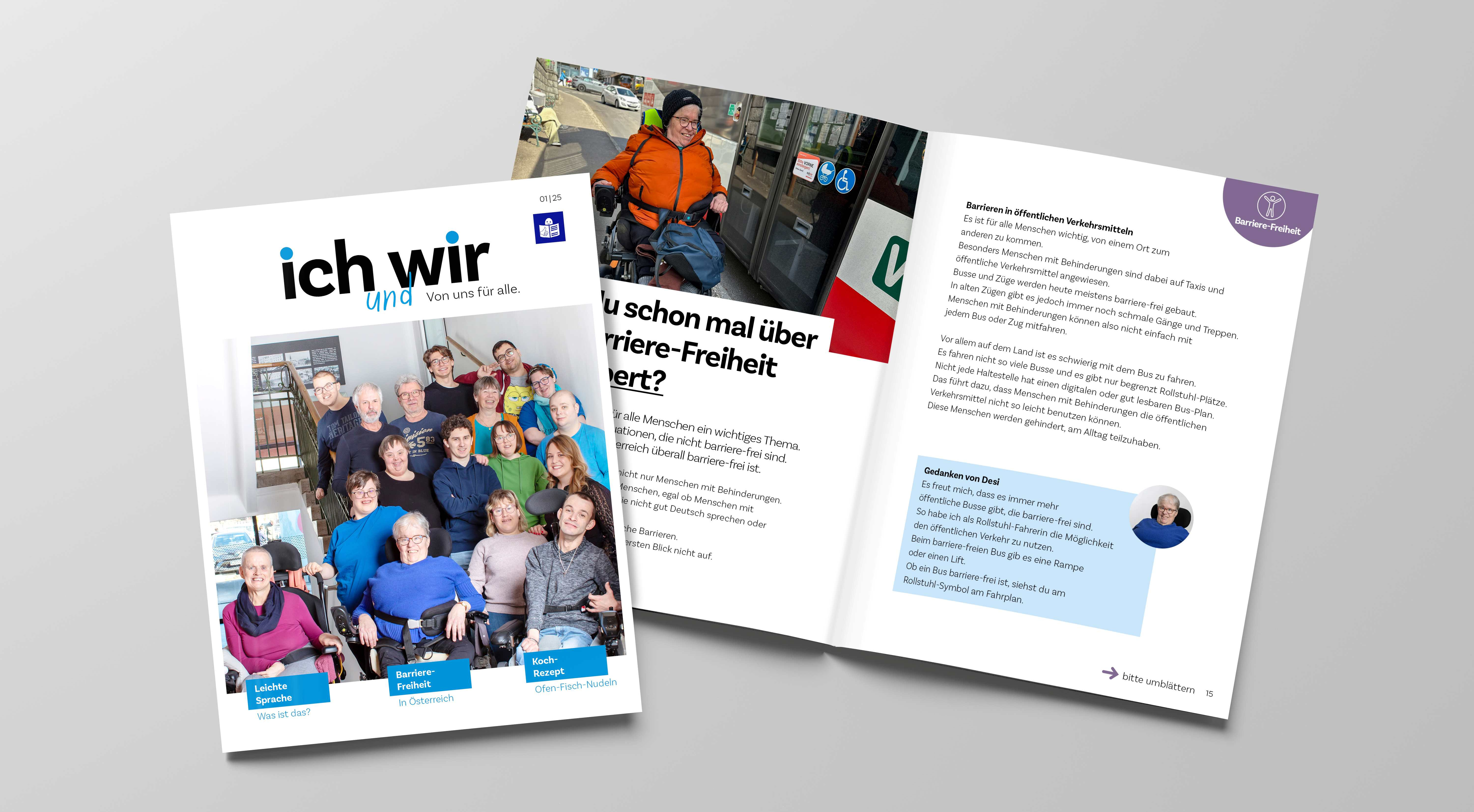Magazin „ich und wir“ im neuen Look