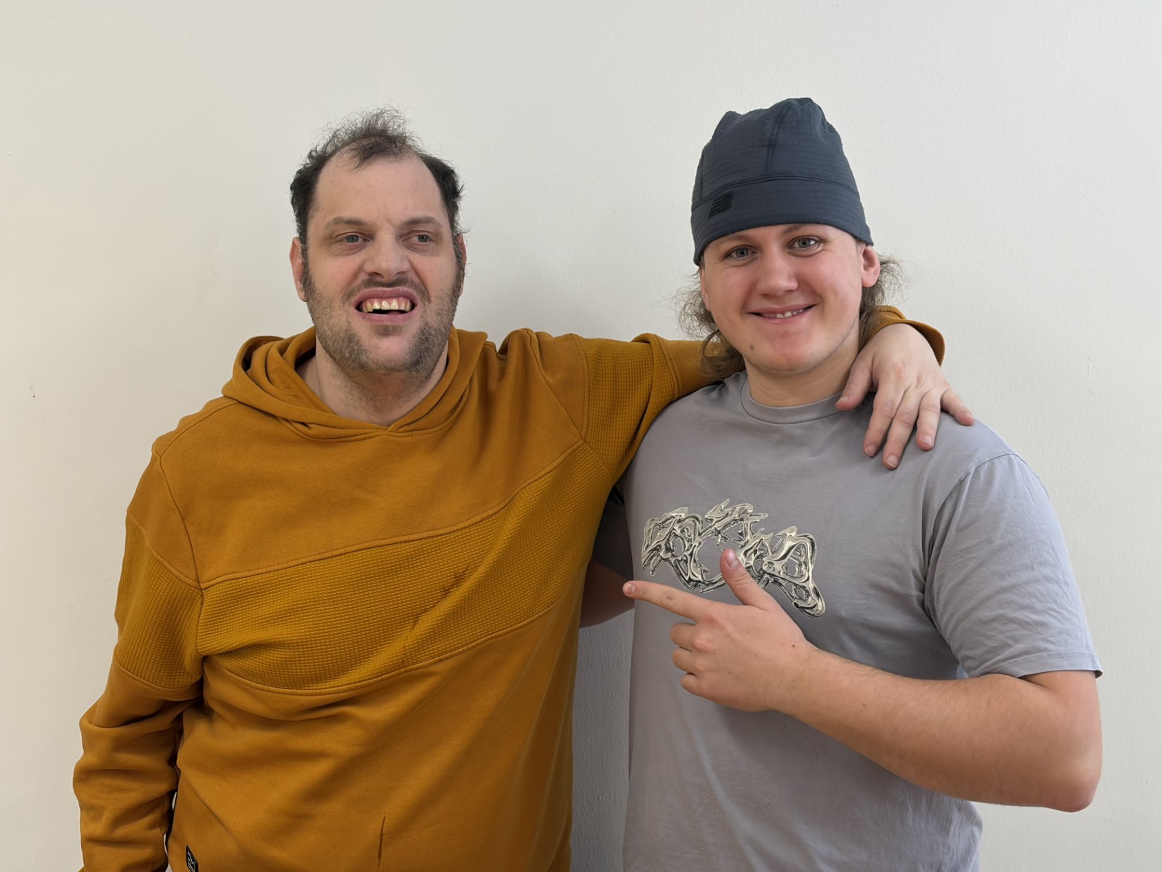 Paul und ein Kunde der Arbeit und Assistenz Schladming