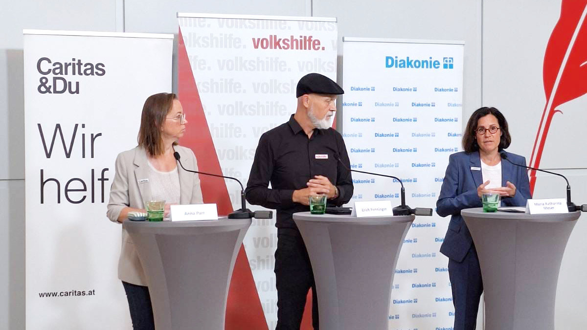 Anna Parr, Erich Fenninger und Maria Katharina Moser.