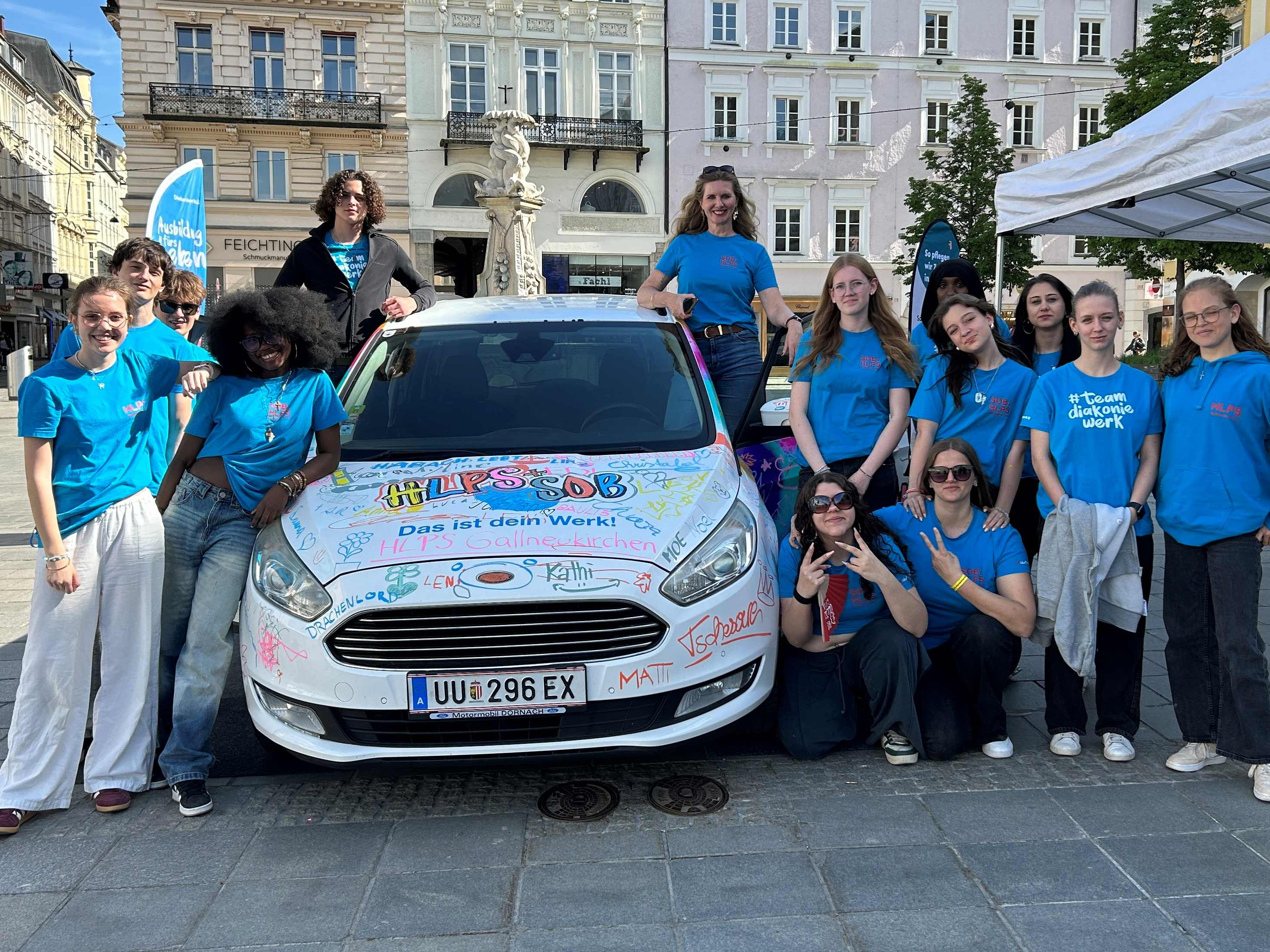 Beim Tag der Sozialbetreuungsberufe gab es kreative Mitmachaktionen.