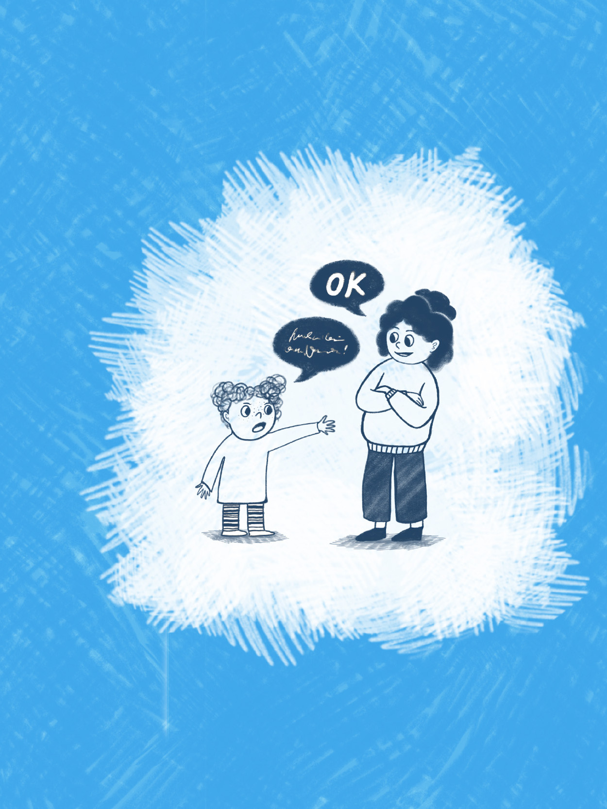 Illustration zum Thema Kinderschutzrichtlinien der Diakonie