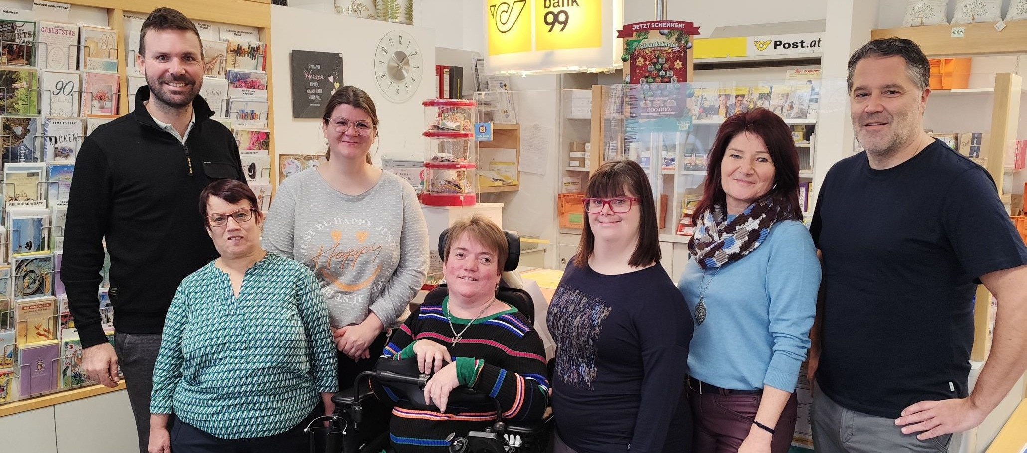 Das Team der Postpartnerstelle Hagenberg freut sich über den Fortbestand.