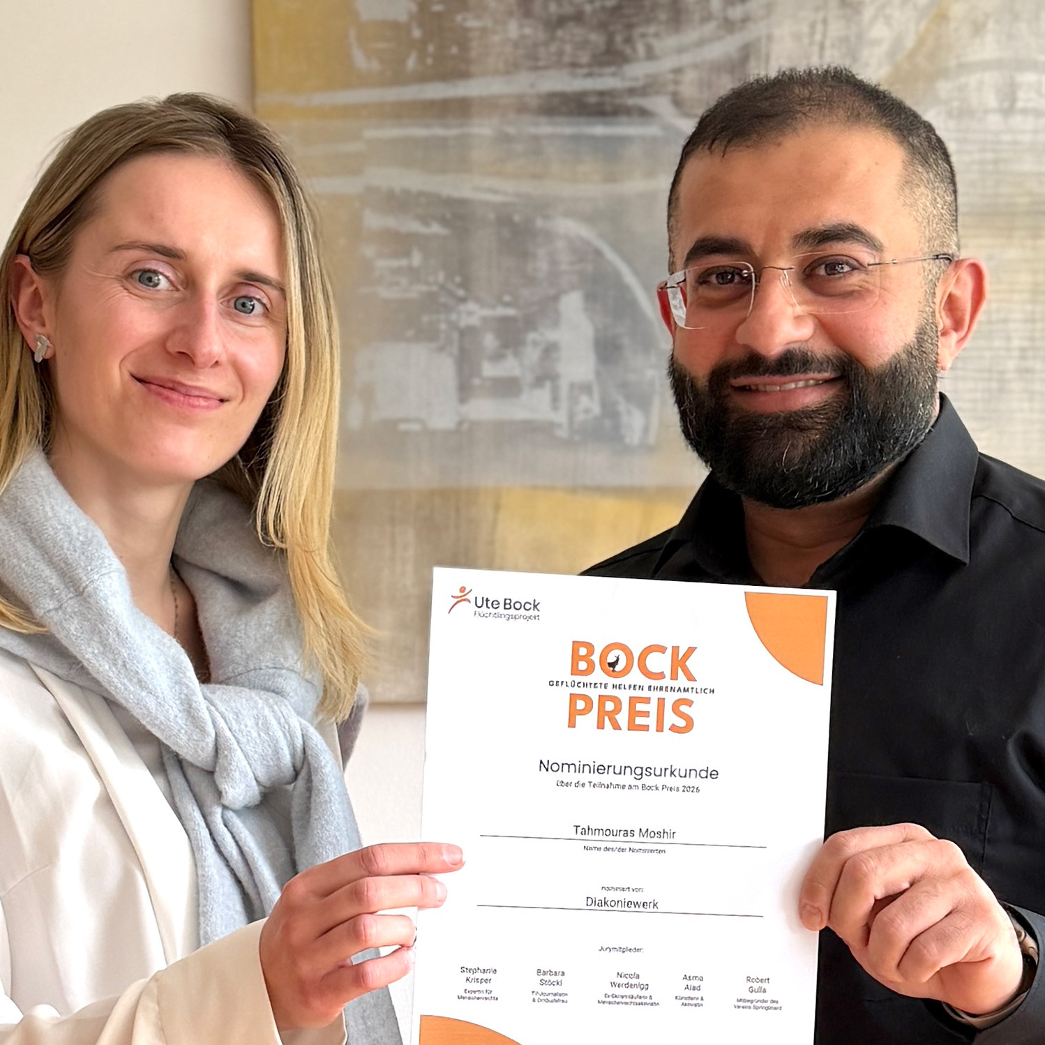 Mariia Moser und Tahmouras Moshir