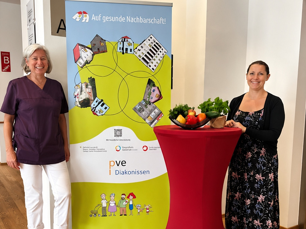 v.l.n.r.: Susanna Obernhuber und Michaela Schwneeweis aus dem Projektteam